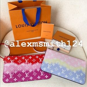 SOLD Louis Vuitton Escale pouches